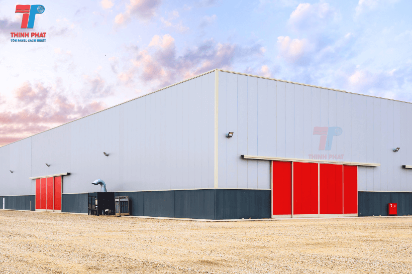Tấm Panel Lắp Vách Bao Nhà Máy