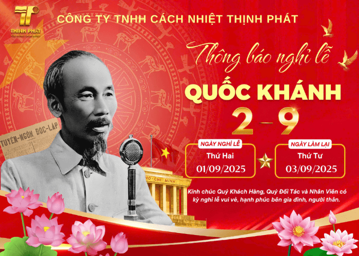 Thịnh Phát Thông Báo Lịch Nghỉ Lễ Quốc Khánh 2/9