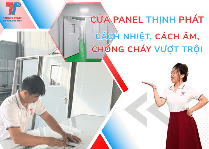 Cửa Panel Thịnh Phát Cách Nhiệt, Cách Âm, Chống Cháy Vượt Trội