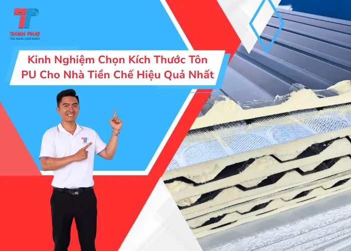 Kinh Nghiệm Chọn Kích Thước Tôn PU Cho Nhà Tiền Chế Hiệu Quả Nhất