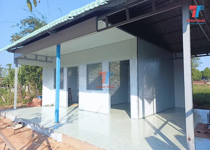 mẫu nhà lắp ghép miền tây bằng panel