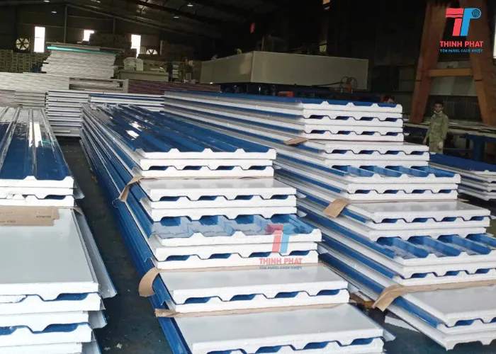panel eps mái 50mm tại xưởng sản xuất