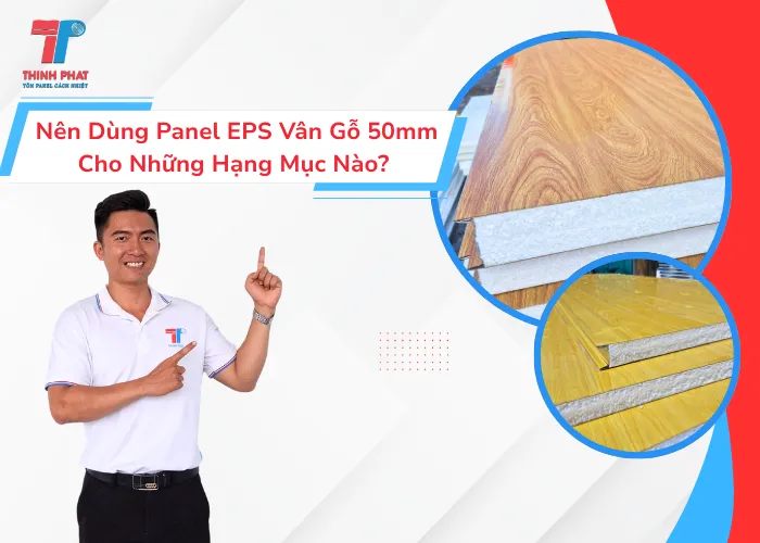 panel eps vân gỗ 50mm