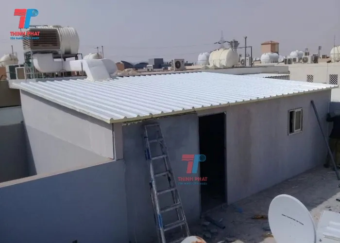 panel mái eps cho công trình