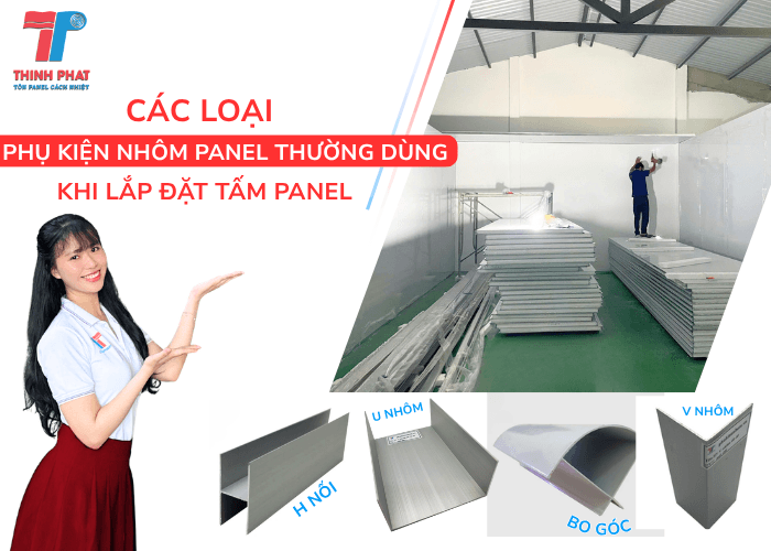 Các Loại Phụ Kiện Nhôm Panel Thường Dùng Khi Lắp Đặt Tấm Panel