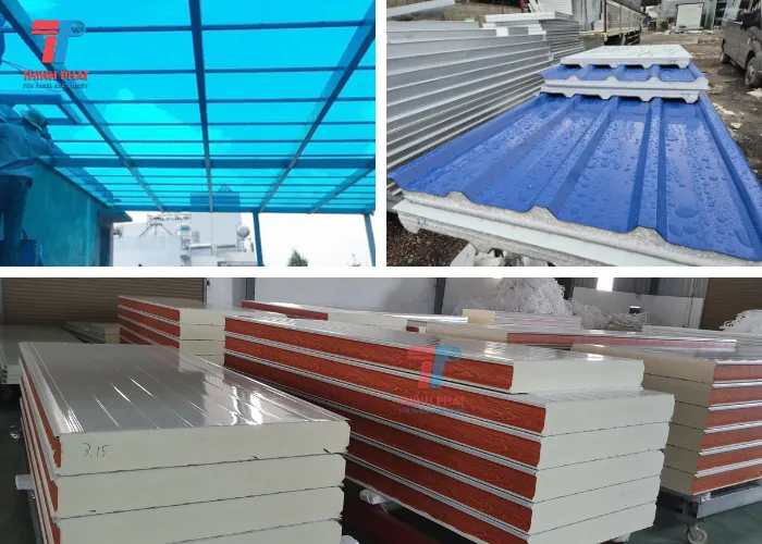 so sánh panel mái eps, tôn thường và panel pu