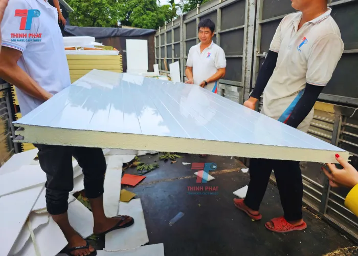 tấm panel thi công panel vách ngoài