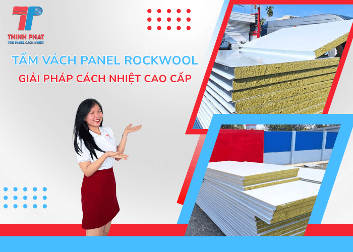 Tấm Vách Panel Rockwool – Giải Pháp Cách Nhiệt Cao Cấp