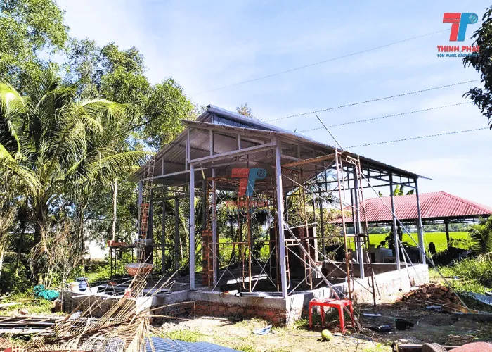 thi công nhà lắp ghép miền tây