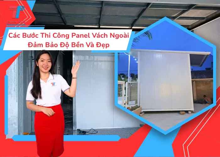 thi công panel vách ngoài