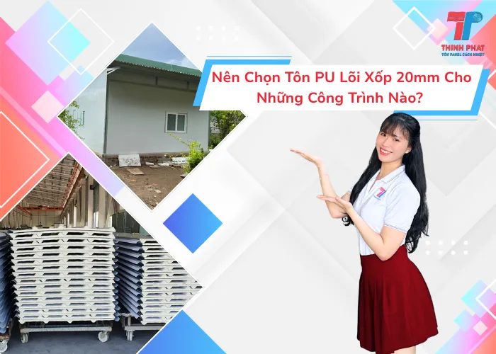 Nên Chọn Tôn PU Lõi Xốp 20mm Cho Những Công Trình Nào? 