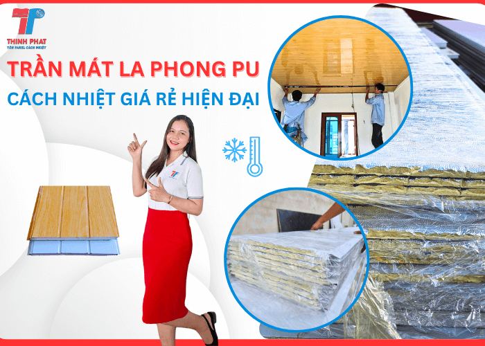 Trần Mát La Phong PU Cách Nhiệt Chống Nóng Giá Rẻ Hiện Đại