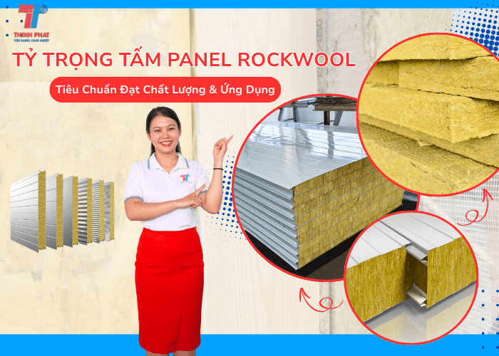 Tỷ Trọng Tấm Panel Rockwool Tiêu Chuẩn Đạt Chất Lượng