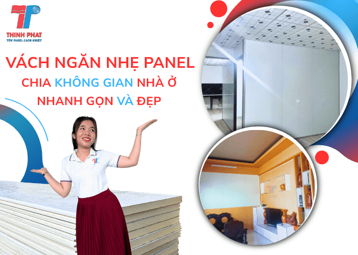 Vách Ngăn Nhẹ Panel – Chia Không Gian Nhà Ở Nhanh Gọn Và Đẹp
