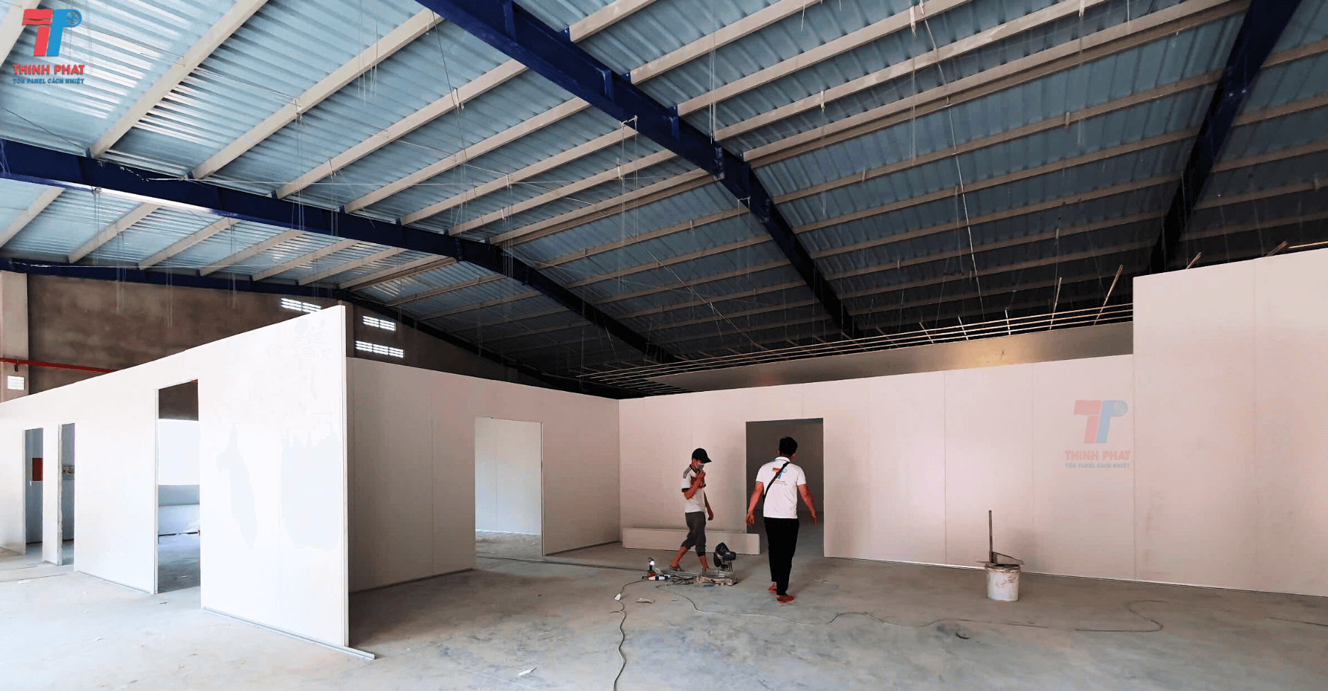 Dự Án Nhà Xưởng Lắp Ghép Tại Tiền Giang Bằng Tấm Panel EPS 