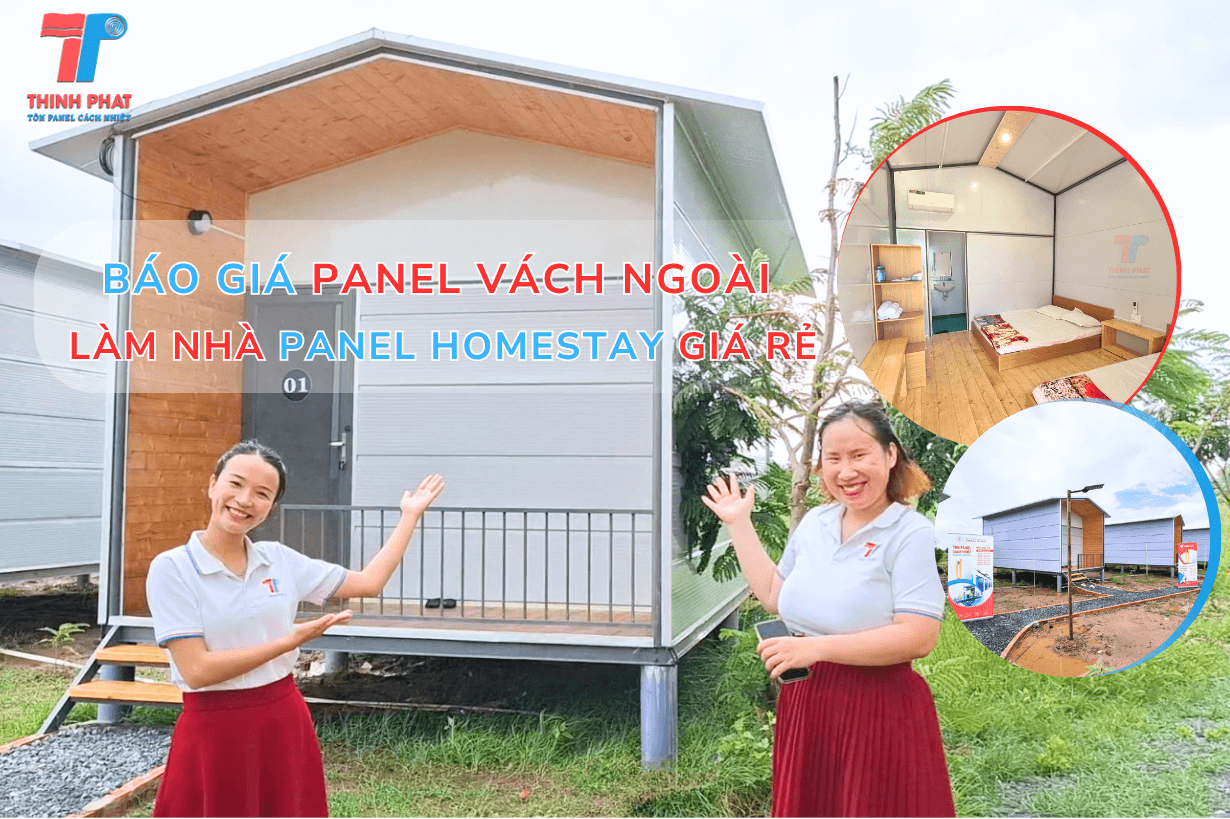 Báo Giá Panel Vách Ngoài, Làm Nhà Homestay Giá Rẻ